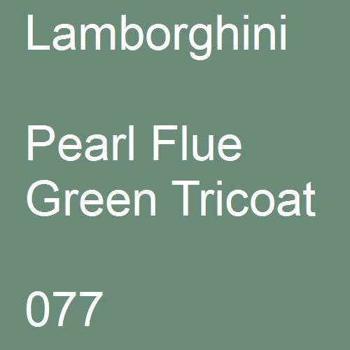 Lamborghini, Pearl Flue Green Tricoat, 077.